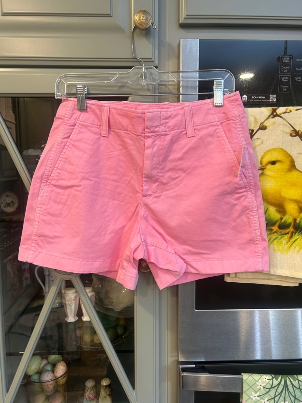GAP Pink Cotton Chino Shorts